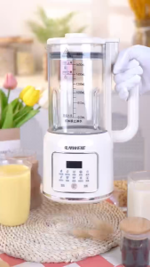 IREMMO New Smart Cooking Blender 1800ML Heavy Duty Multifunctional Fully Automatic No-Cook Mini Ice Fruit Juice Juicer Machine Fruit Extractors Timed Soy Milk Maker Soya Bean Maker Soybean Milk Machine Small Malaysian Plug 1 Year Free Warranty