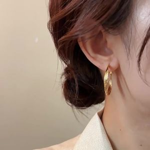 WENXI | Bông Tai Hoa Tai Ba Tầng Màu Vàng