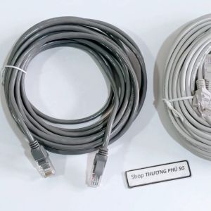 Cáp mạng 5m / 10m / 15m / 20m / 25m / 30m (Cable Lan CAT 5E đầu đúc)