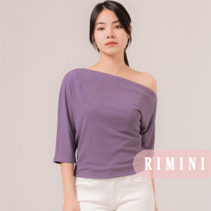 RIMINI - Atasan Wanita Crop Top Dinner Sabrina Knit Premium XS-XL - Lauve Top 85711