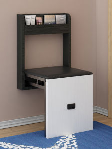 Foldable Wall Mounted Entrance Hall Shoe Bench Ultra Narrow Hidden Home Entrance Doorway Slipper Bench Modern Simple Style