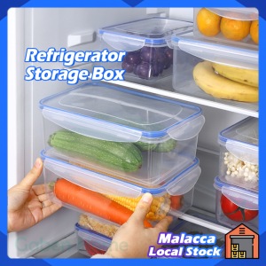 Refrigerator Storage Box Plastic Fresh-Keeping Transparent Airtight Food Container Kitchen Microwave Sealed Box