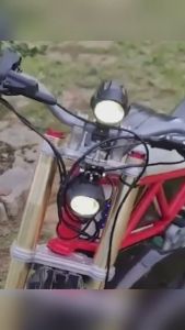 Lampu LED Tembak Multifungsi Hi/Lo Beam dengan Lensa Proyektor HD dan Bracket Motor/Cars - Cahaya Kuning