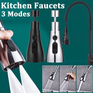 Universal 360° Rotate Kitchen Faucet Extender Aerator Plastic Splash Filter Kitchen Washbasin Faucet Bubbler Nozzle Aerator