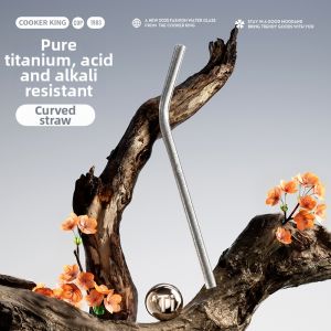 COOKER KING | Titanium Portable Thick Straw