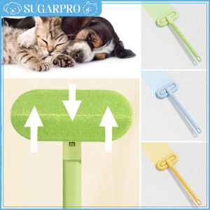 Multi-functional Pet Hair Remover Brush Two-way Long Handle Scraper Lint Brush Efficiently Washable Pet Hair Cleaner