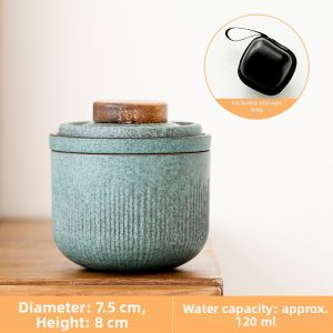 Portable Mini Tea Set 1 Pot 2 Cups Filter