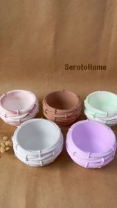 Hũ Bình Hoa Dáng Tổ Chim Nhiều Màu ẤnTượng Cốc Đựng Nến Thơm Chậu Phụ Kiện Trang Trí Tiểu Cảnh DIY