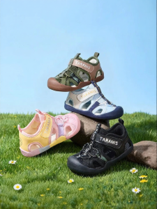 TARANIS | Childrens Learning Walk Sandals Slip and Collision Protection