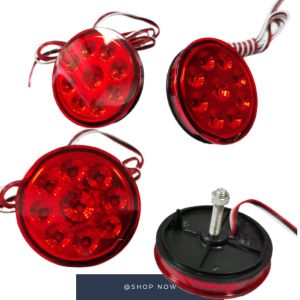 Lampu Reflektor Belakang Mobil Fortuner Lama Bulat 2005-2010 LED Reflector