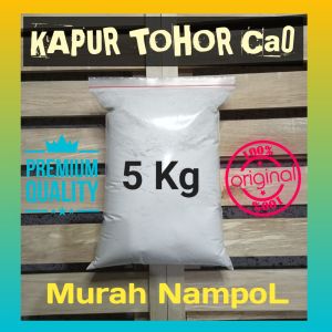 ( 10 kg ) kapur tohor CaO | kapur tohor serbuk gamping | kapur sirih