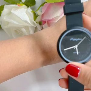 REKOMENDASI TOKO JAM TANGAN WANITA VERSI KOREAN STYLE TALI RUBBER KARET ANALOG DISPLAY