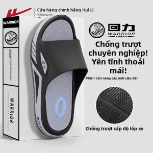Warrior | Giày Lười Nam Đế Dày Chống Trượt Ít Ồn Four Seasons