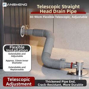 FANSHENG | Thickened Extendable Anti-odor Anti-leak Drain Hose for Washing Machine