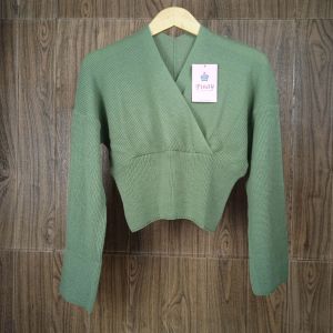 ATASAN RAJUT WANITA Oversize knit maudy blouse