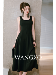 WANGXO | Đầm Ôm Co Dãn Không T Tay Lấp Lánh