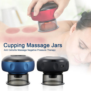 ไฟฟ้าสูญญากาศ Cupping นวดต่อต้านรังผึ้งแม่เหล็กการรักษาแบบไร้สาย Scratcher ไขมันร่างกายลดน้ำหนัก Scratcher Jar