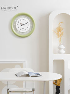 Modern Simple Living Room Dining Room Wall Clock Fashion Creative No Drilling Required EMITDOOG 2025 New Arrival Home Decor