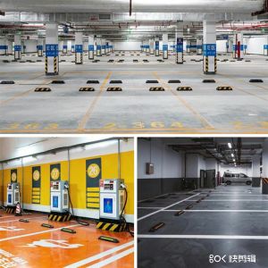【Fast Shipping】1PC CAR RUBBER STOPPER WHEEL CHOCK CAR PARK STOPPER CAR PARKING SAFETY BLOCK STOPPER CAR RUBBER STOPPER 54cm rubber curb parking block wheel brake
