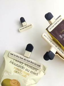 Dear Home Premium Food Storage Clips Airtight Clasp for Snack Bags BPA Free Kitchen Organizer Accessories