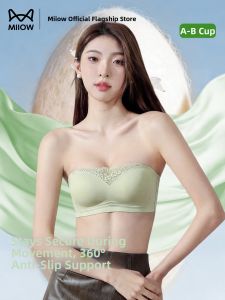 MiiOW | Strapless Plunging Invisible Lift Lightweight for Summer Slip-Resistant Bra