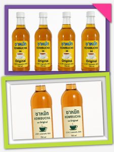 คอมบูชา Kombucha ชาหมัก รส Original 750 ml. 4 ขวด ดีท็อกซ์ ท้องผูก มีโพรไบโอติกสูง เครื่องดื่มเพื่อสุขภาพ keto เจ Vegan organic