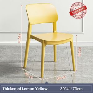 Nordic Style Thickened Plastic Chair