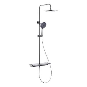 AZOS | Full Copper Shower Set With Large Storage Constant Temperature Boost Pressure