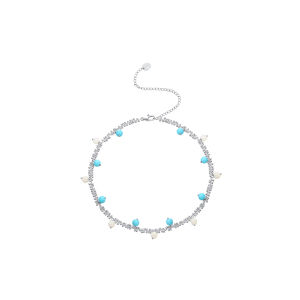 TOGGLER | Interwoven Crystal Gemstone Adjustable Gold Plated Necklace