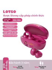 OTN | Tai nghe Bluetooth Disney Winnie the Pooh dạng kẹp vành tai 80 giờ pin dẫn truyền qua xương thiết kế thoải mái phù hợp thể thao và du lịch