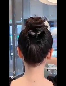 Ayla กิ๊ฟหนีบผม ประดับโบว์ และพลอยเทียม กิ๊บติดผมสตรีสไตล์เกาหลี Hair Clips