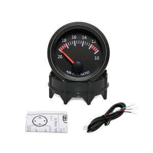 RYSJM | Cảm Biến Nhiệt Độ Dầu Đen 2 Inch Cho Xe 12V Với Đồng Hồ Đo Tỷ Lệ Nhiên Liệu Không Khí Áp Suất Chân Không Nhiệt Độ Khí Thải Đồng Hồ Đo Áp Suất PSI Đồng Hồ Đo Điện Áp