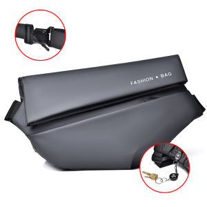 Mens Messenger Bag Large Capacity Chest Bag Mens Cycling Motorcycle Backpack Fashion Brand Messenger Bag Functional Multifunctional Satchel