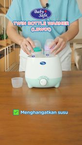 Baby Safe Twin Bottle Warmer Penghangat Susu ASI Dua Botol