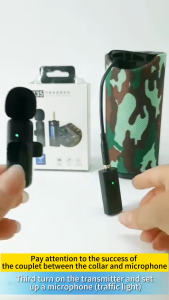 COD TaffSTUDIO K35 Pro 2 PCS Mic Microphone Clip On Wireless Konten Ngonten Creator Jepit 3.5mm