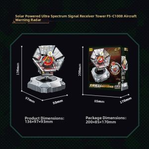 MOTUAN | Solar Anti-Aircraft Defense Cannon Military Assembly Block Model