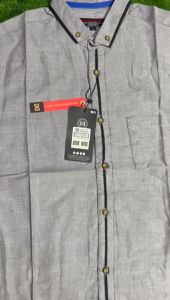 KEMEJA POLOS PRIA LENGAN PENDEK CASUAL