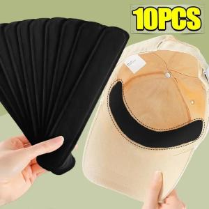 10/30pcs Hat Sweat Absorber Stickers Women Men Cotton Anti-dirt Sports Belt Cap Rim Invisible White Tape Hat Reducer Liner Pad