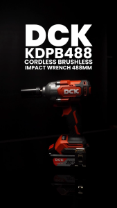 DCK KDPB488 Mesin Pembuka Baut Kendaraan Brushless / Cordless Brushless Impact Wrench 488 Nm