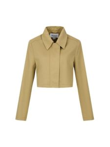 เสื้อแจ็คเก็ตแขนยาวสีสันสดใสสำหรับผู้หญิง LAAZR UR ฤดูใบไม้ร่วง/ฤดูหนาว 2025 แฟชั่นใหม่ ทรงสั้น ผ้าฝ้าย ระบายอากาศได้ดี