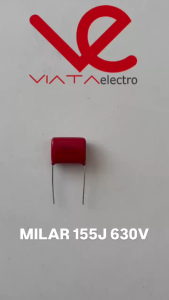 10 BUAH MILAR 155 630V KAPASITOR MILAR 155J 400V MYLAR 630 VOLT ups