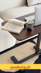 Elevating Portable Foldable Computer Desk Side Table for Living Room Sofa Small Home Office Desk Bedroom Writing Desk
