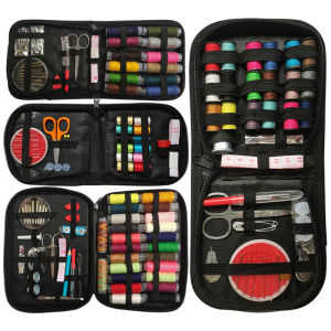 Bộ Dụng Cụ May Vá Hoàn Chỉnh - Dụng Cụ Thủ Công Tự Làm Với Chỉ Kim Kéo Thước Dây Khuy Cài Dùng Cho Nhà Và Du Lịch