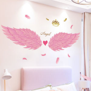 Modern Minimalist Waterproof PVC Wall Stickers for Girls Bedroom Background Decor Creative Self Adhesive Room Mural Decals