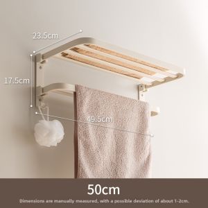 LANJIAOLUO | Foldable Towel Rack Space-Saving