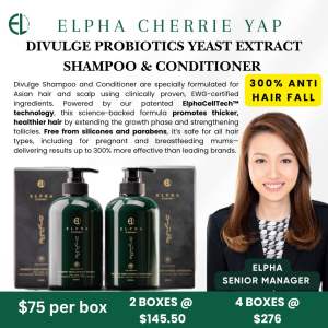 ELPHA DIVULGE ANTI HAIR FALL SHAMPOO & CONDITIONER
