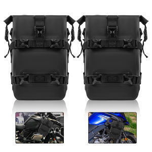 Motorcycle Bumpers Bag Waterproof 5L-8L Motorcycle Side Frame Bag Outdoor Bag Crash Bar Bag Universal Riding Tools Storage
