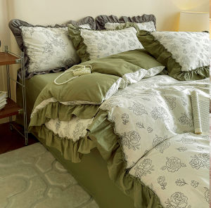 Kiss Dear | Hepburn Style 100% Cotton Bedding Set