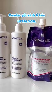 Dầu xả siêu mượt Vitalycil Smooth 970ML phục hồi siêu mượt chuẩn salon tại nhà