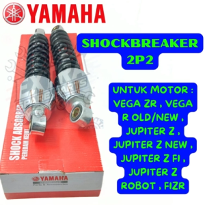 SHOCKBREAKER BELAKANG KODE-2P2 ORIGINAL ASLI YAMAHA JUPITER Z-Z NEW/VEGA R-ZR/FIZR/KUALITAS PRESISI.